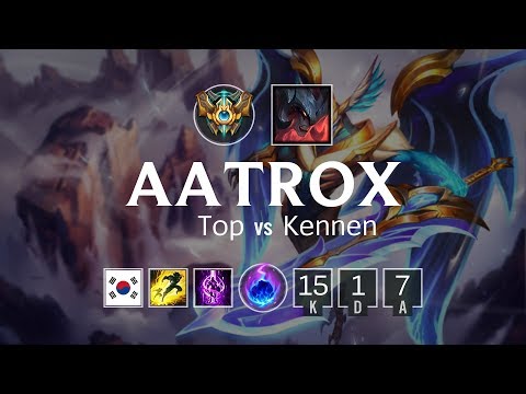 아트록스 Top vs 케넨 - KR Challenger Patch 8.15