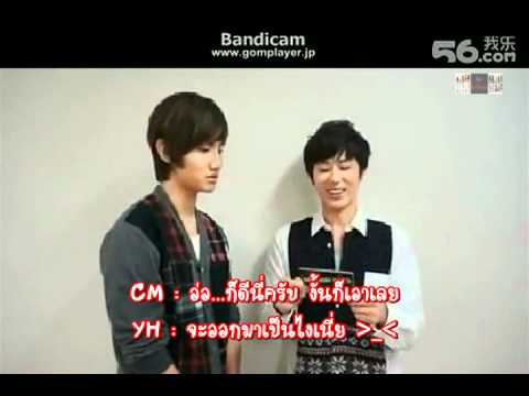 [Thaisub] 111022 Tohoshinki's MISSION CARD.avi