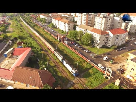 [Drone Video] Piranda~Jimmy 65-0989-7 & DA 60-0858-5 in Oradea pe Apus/on Sunset - 15 May 2016