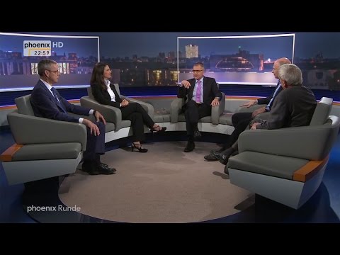 "Niedrigzinsen und Bankenkrise" - phoenix Runde am 28.09.2016