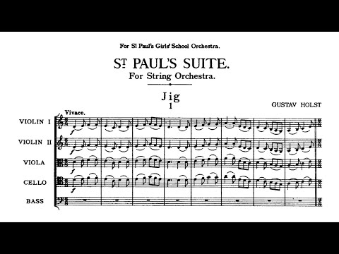 Holst - St. Paul's Suite Op. 29 (Complete Score)