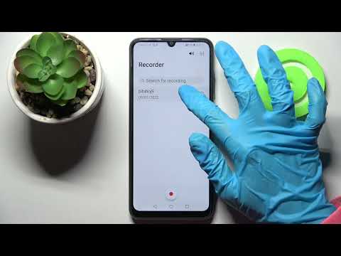 How to Use Voice Recorder in Honor 9A - Operate Sound Recorder