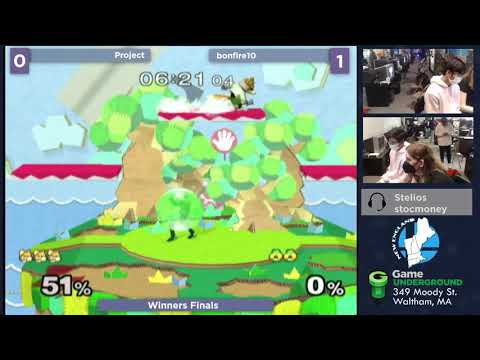 Mass Madness 34 SSBM - Project (Fox) vs. bonfire10 (Sheik) - Melee WF