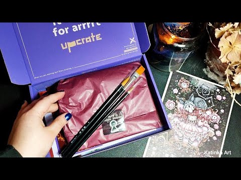Künstlerin testet MYSTERY Art Box| Upcrate30 Februar |unboxing