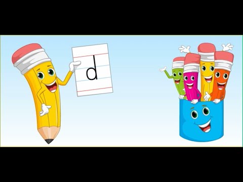 Simple Small Letter 'd' for Nursery Class