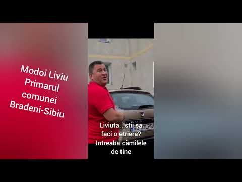 The mayor of Bradeni-Sibiu curses and threatens citizens. Did he inhale incense smoke?
