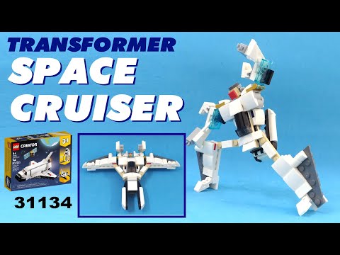 Tutorial: Let's build Transformer Space cruiser  from LEGO Creator 31134: Space shuttle