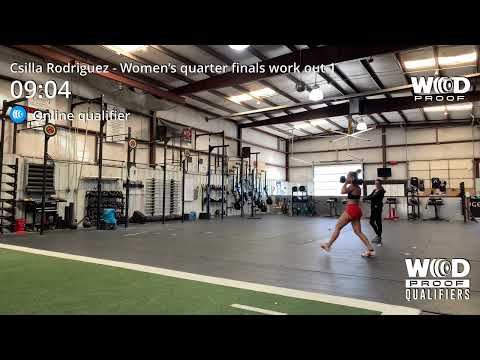 Csilla Rodriguez CrossFit Quarterfinals￼ 2023 - Test 1 Women￼￼ Ages 45-49