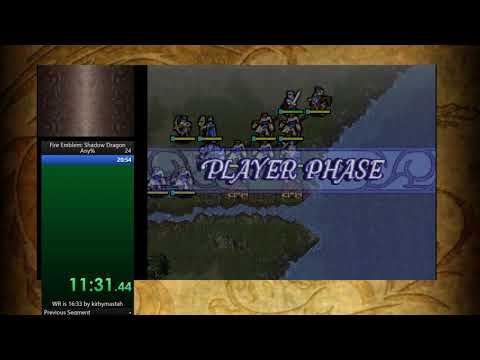 Fire Emblem: Shadow Dragon Any% Speedrun in 19:43