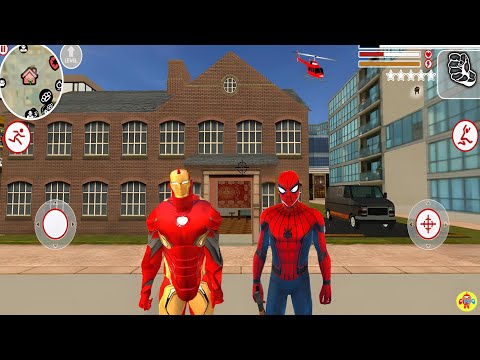 Süper Kahraman Demir Adam Oyunu - Iron Rope Hero Las Vegas City #49 - Android Gameplay