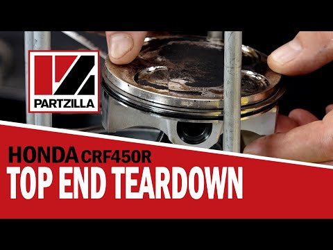 Honda CRF450 Top End Teardown | 2005 Honda CRF450-R Engine Rebuild Part 2 | Partzilla.com