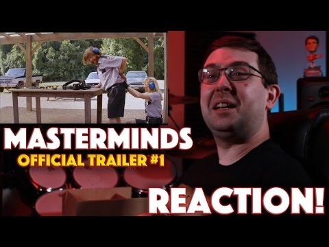 REACTION! Masterminds Official Trailer #1 - Comedy Movie 2016
