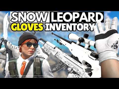 FULL CS2 Inventory for Snow Leopard GLOVES (WHITE LOADOUT 2025)