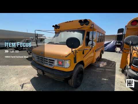 Surplus Liquidation Auction! Bid on Lot 133: 1994 Ford School Bus