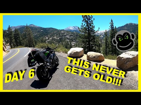 WE START THE JOURNEY HOME - motorcycle ride through yosemite and the sierra nevada mountains