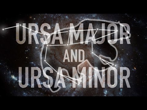 How to identify the major constellations: Ursa Major and Ursa Minor: