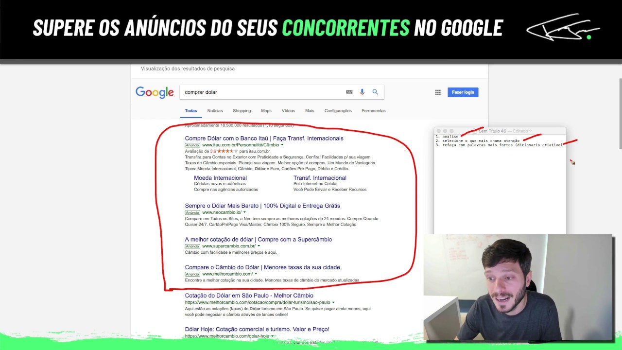 COMO SUPERAR OS ANÚNCIOS DOS SEUS CONCORRENTES NO GOOGLE