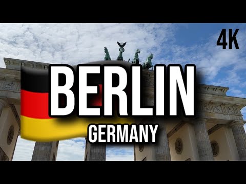 Berlin Germany. Walking Tour. Summer 2023. 4K