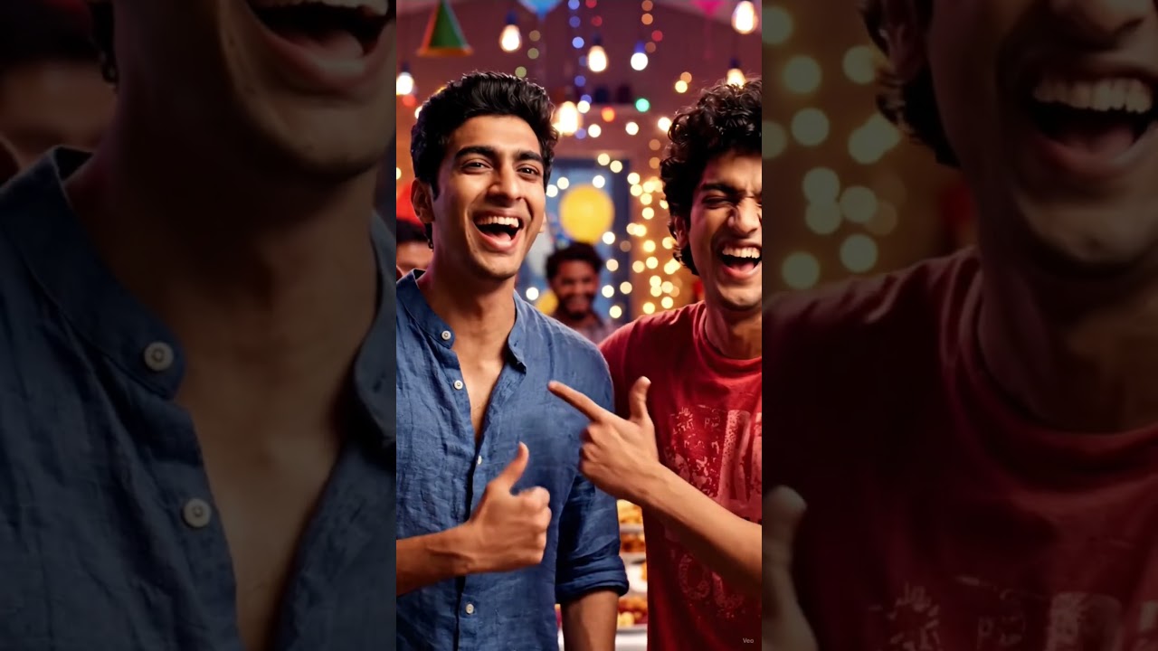 जब कंजूस दोस्त को मिली फ्री की पार्टी! 😂#Comedy #short #funny#video