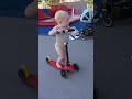 Lucius wilt ook met de stuntstep op de baan ? ( maar hij is nog te klein ❤️) #shorts #short