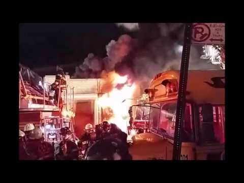 5 Alarm Fire On Parkside Ave In Brooklyn Destroys Greenfields Foods