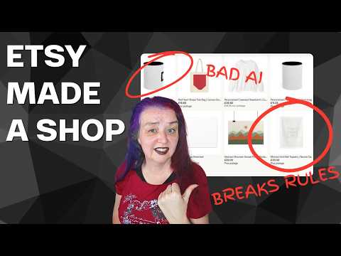 Etsy made its own SHOP to take on POD. Its BAD!