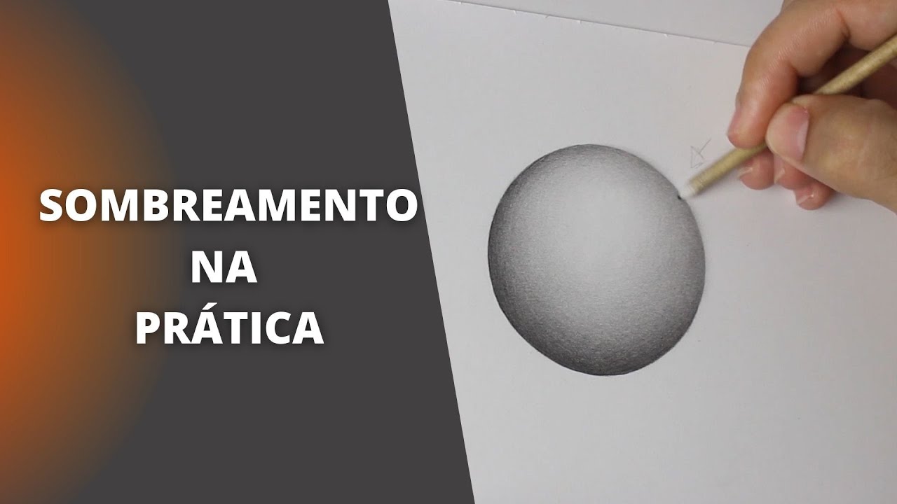 Sombreamento Desenho realista para Iniciantes | Como sombrear uma esfera
