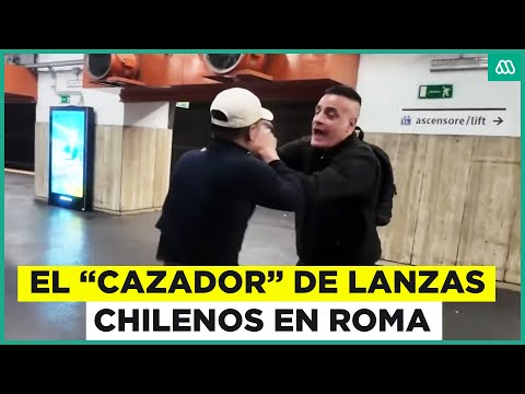 El "cazador" de lanzas chilenos: El exboxeador italiano que encara a ladrones en metro de Roma