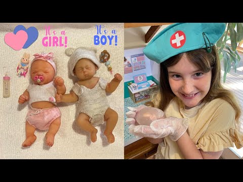 *WOMB BABIES* MINI SILICONE TWIN BIRTH