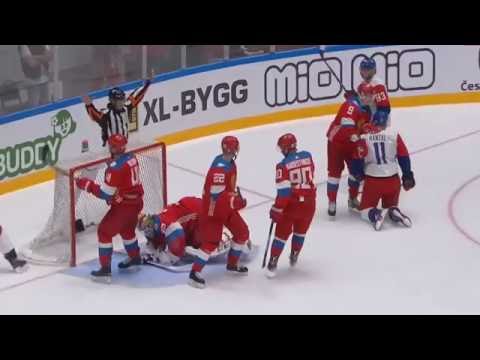 ВЫСТАВОЧНЫЙ МАТЧ. РОССИЯ - ЧЕХИЯ 4-3 ОБЗОР МАТЧА. КУБОК МИРА ПО ХОККЕЮ 2016.