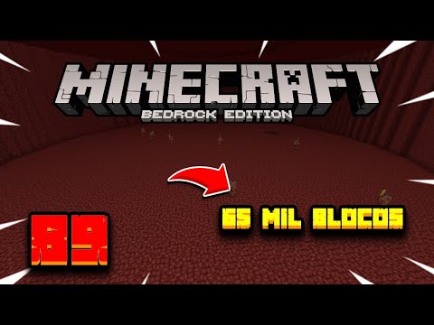 COMEÇANDO O NETHER HUB PART 02 ||Survival Timelapse #89|| ( MINECRAFT BEDROCK, MCPE)