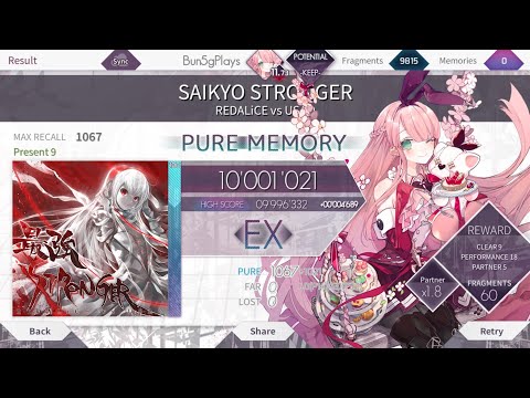 【Arcaea】SAIKYO STRONGER (Present 9) PM 10'001'021 (Max-46)