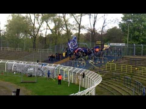 1. FC Lokomotive Leipzig 1 - 2 FC Carl Zeiss Jena [Ultras fk1966 1987 elfmeter choreo]