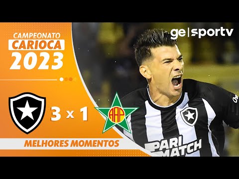 BOTAFOGO 3 X 1 PORTUGUESA | MELHORES MOMENTOS | SEMIFINAL DA TAÇA RIO | ge.globo