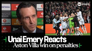 ENJOY THE MOMENT 🔥 | Unai Emery | Aston Villa beat Lille (4-3) on penalties #UECL