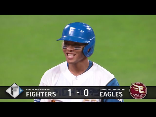 【6回裏】均衡を破る一打!! ファイターズ・水谷瞬 レフトへの先制タイムリー2ベースヒット!! 2025年8月29日 北海道日本ハムファイターズ 対 東北楽天ゴールデンイーグルス