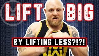 Lift MORE By Lifting Less!! (Westside Barbell Lifter Explains DELOADING for Working Out!)