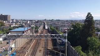 六甲トンネルに入っていく山陽新幹線N700S（山陽新幹線公園にて）