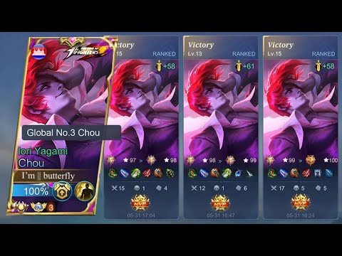 NO ONE CAN'T STOP MY CHOU!!! MLBB