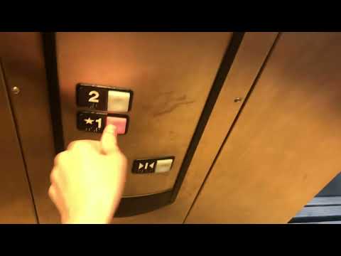 EPIC MOTOR! Schindler HT 321A Elevator @ Crate & Barrel - South Coast Plaza - Costa Mesa CA