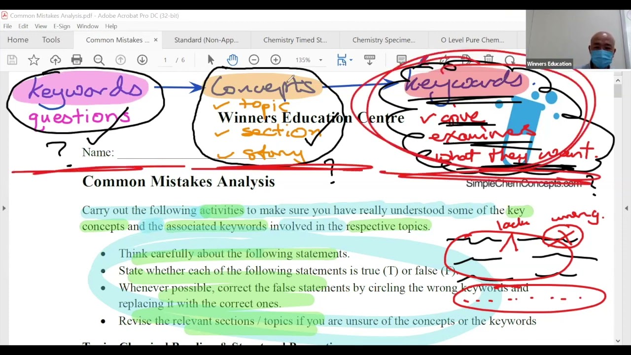 🇸🇬 O Level Pure Chemistry The Right Keywords Workshop - Score in Paper 2 #purechemistrypaper2