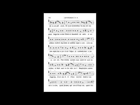 Sabbato Sancto Evangelium in tono "Ad Libitum" ex libre "Laudes Festivae"
