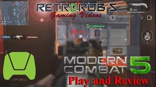 Modern Combat 5 Multiplayer Review and Play on Nvidia Shield