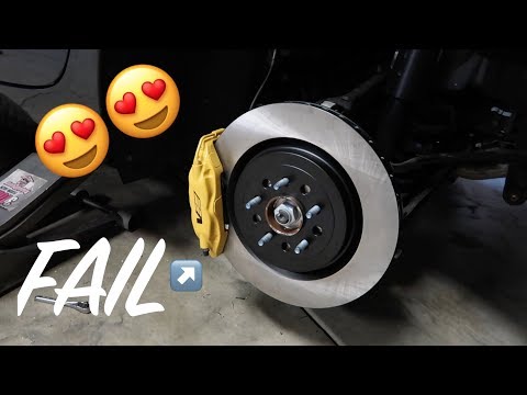Cadillac ATS 2.0T 6MT Rear Big Brake Kit Install FAIL!