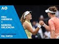 Mirra Andreeva v Barbora Krejcikova Full Match | Australian Open 2024 Fourth Round