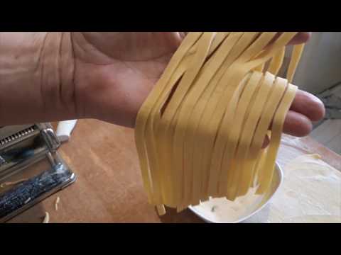 Homemade 3-egg pasta with whole wheat flour. A simple recipe!