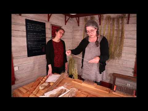 Samtal om linberedning, 1 kvm lin Västerbotten