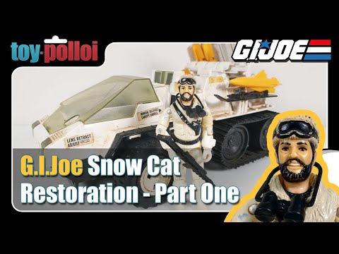 Vintage G.I.Joe Snow Cat and Frostbite restoration part 1 - Toy Polloi