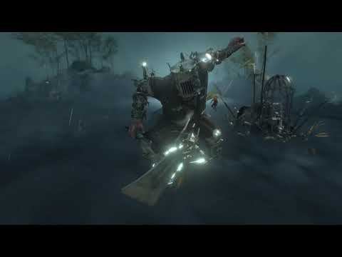 Ciri VS Cloud Giant Boss - Playing as Ciri in Blood and Wine - The Witcher 3: Wild Hunt (No HUD)