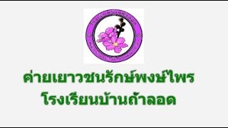 ค่ายเยาวชนรักษ์พงไพรโรงเรียนบ้านถ้ำลอด2564